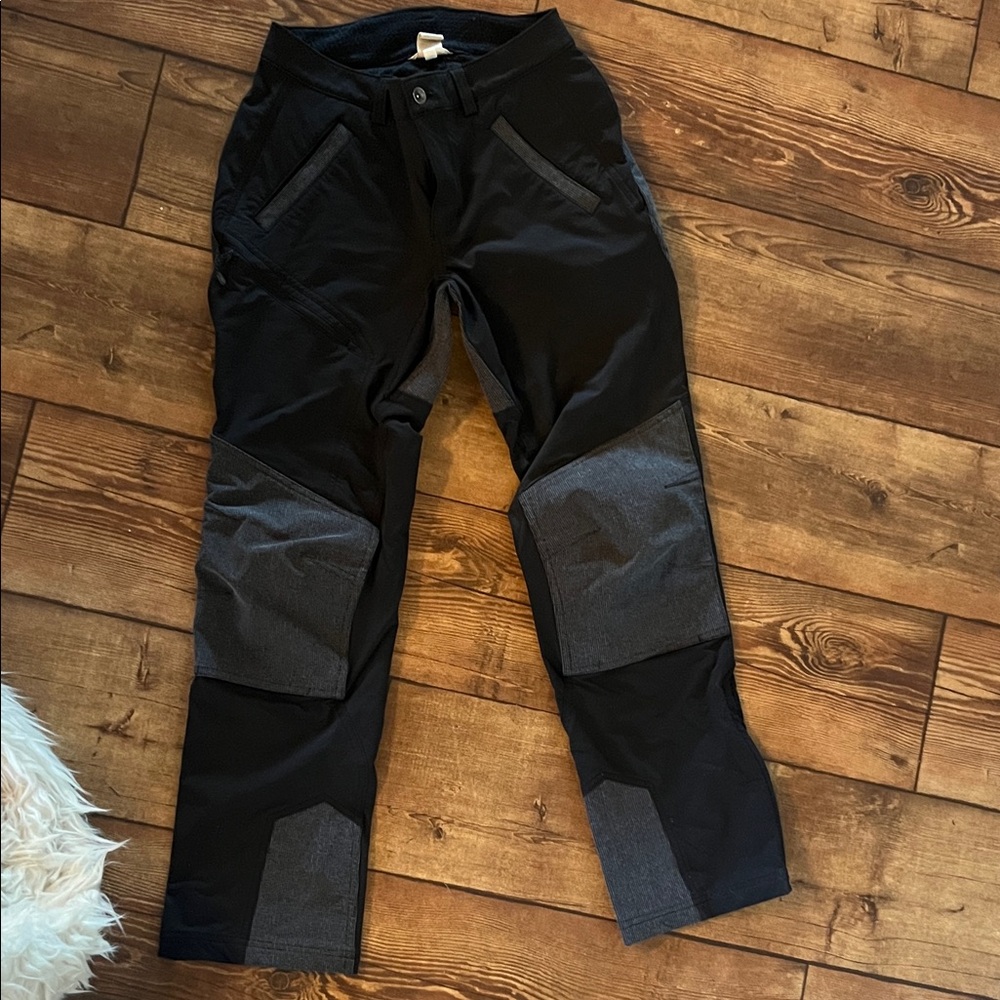 Black and Gray Athletic Pants